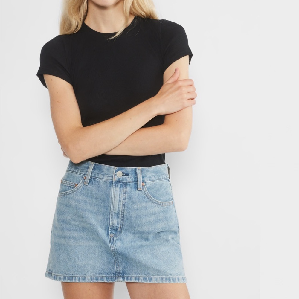 Aritzia The '90s Ricci Denim Skirt Size 26